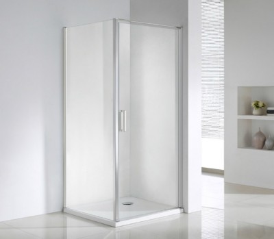 Wellis zuhanykabin Qadrum egy nyílóajtó szögletes Easy Clean 90x90x190 [OUTLET]